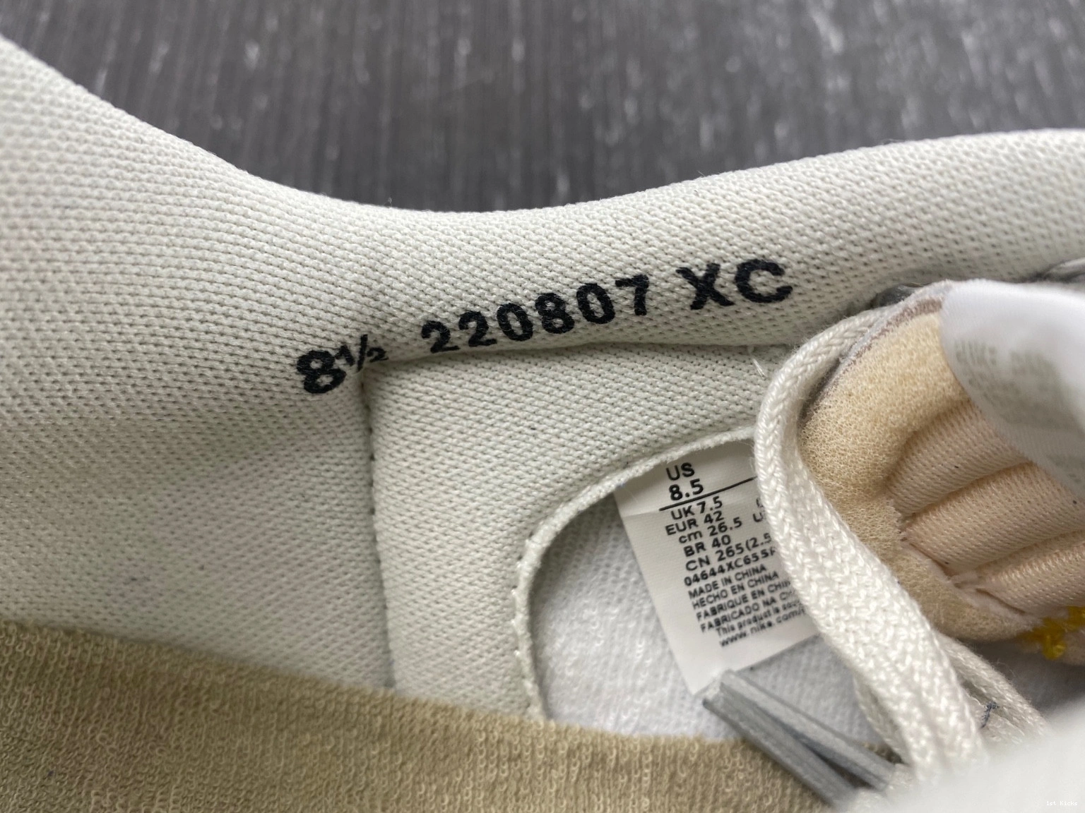 Union AJKO 1 Leather Retro Jordan Sail DZ4864-100 Low SP 0217